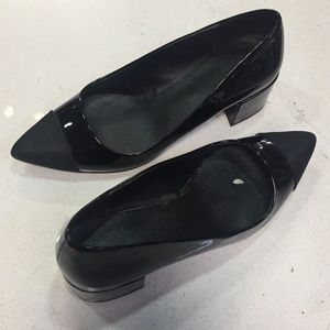 Zara Black Patent Heels size 35